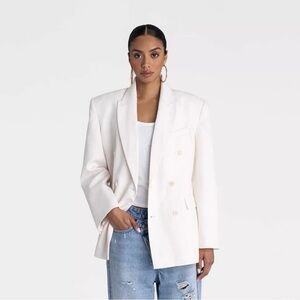 KBB by KAHLANA Women’s “The David Blazer” Cream